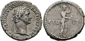 KAPPADOKIEN. KAISAREIA. Domitian, 81 - 96 n. Chr. Didrachme ø 23mm (6.29g). 93 - 94 n. Chr. Vs.: ΑΥΤ ΚΑΙ ΔΟΜΙΤΙΑΝΟΣ ΣΕΒΑΣΤΟΣ ΓΕΡΜ, Kopf mit Lorbeerkra...