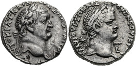 NÖRDLICHE LEVANTE. ANTIOCHIA AM ORONTES. Vespasian, 69 - 79 n. Chr. Tetradrachme ø 24mm (15.23g). 69 - 70 n. Chr. Vs.: ΑΥΤΟΚΡΑΤ ΚΑΙΣΑ ΟΥΕΣΠΑΣΙΑΝΟΥ, Ko...