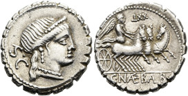 RÖMISCHE REPUBLIK NACH 211 V. CHR. C. Naevius Balbus, 79 v. Chr. Denar ø 18mm (3.91g). Mzst.Rom. Vs.: Büste der Venus mit Diadem, dahinter S C. Rs.: C...