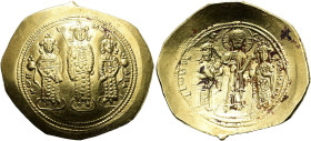 Romanos IV. Diogenes, 1068 - 1071 n. Chr. Histamenon ø 28mm (4.44g). Mzst.Konstantinopel. Vs.: KWN MX ANΔ, je auf einem einzelnen ovalen Dais stehen i...