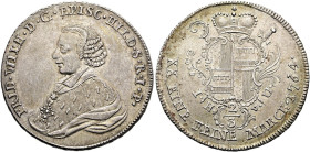 HILDESHEIM, Bistum. Friedrich Wilhelm von Westfalen, 1763 - 1789. 2/3 Taler (1/2 Konventionstaler zu Gulden) ø 34mm (13.94g). 1764, Hildesheim. Drapie...