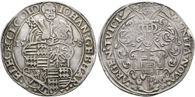 KÖLN, Erzbistum. Johann Gebhard von Mansfeld, 1558-1562. Taler ø 39mm (28.53g). 1558, Deutz. Heiliger Petrus stehend fast von vorne mit Schlüssel und ...