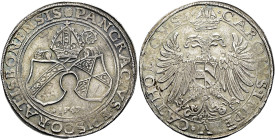 REGENSBURG, Bistum. Pankraz von Sinzenhofen, 1538 - 1548. Guldiner (Taler) ø 40mm (28.35g). 1547, Regensburg. Mit dem Titel von Kaiser Karl V. (1530 -...