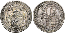 GEISTLICHKEIT. SALZBURG, ERZBISTUM. Johann Ernst von Thun und Hohenstein, 1687-1709. 1/2 Reichstaler ø 32mm (14.41g). 1705, Salzburg. Heiliger Rudbert...