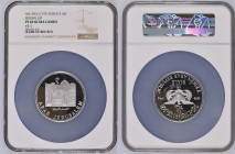YEMEN Arab Republic (1962-1990) 15 Rials 1975 (1395) Arab Jerusalem silver. Gr. 54,00. KM 17; Schon 141. Mintage 5.000. NGC PF69 Ultra Cameo (n.588245...