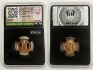 GREAT BRITAIN Queen Elizabeth II (1952-2022) Half Sovereign 1989 gold. Gr. 3,99. Spink SB3; Marsh 544H. Mintage 21.824. London Mint. CCG PF70 (n.AB183...