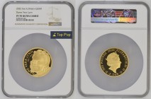 GREAT BRITAIN Queen Elizabeth II (1952-2022) 500 Pounds (five ounces) 2022 Commemorates Dame Vera Margaret Lynn (1917-2020) gold. Gr. 156,30. Mintage ...