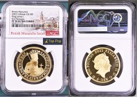 GREAT BRITAIN Queen Elizabeth II (1952-2022) 100 Pounds 2022 British Ancient Monarchs King James I gold. Gr. 31,1. Spink BMGA2. Mintage 610. London Mi...