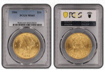 USA Federal Republic (1838-1907) 20 Dollars Gold Double Eagles Saint Gaudens 1904 gold. Gr. 33,43. FR 177; KM 74.3. Mintage 6.256.699. Philadelphia Mi...