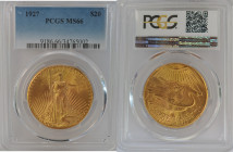 USA Federal Republic (1908-1933) 20 Dollars Gold Double Eagles Saint Gaudens 1927 gold. Gr. 33,43. FR 185; KM 131. Mintage 2.946.750 Philadelphia Mint...