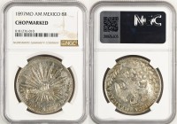 MEXICO Federal Republic (1823-1905) 8 Reales 1897MO AM silver. Gr. 27,00. DP-MO 85. Mintage unknown. Mexico City Mint. NGC - (n.8181276-010). Chopmark...