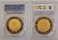 MEXICO Estados Unidos Mexicanos (1821-present) Gold Medal 1973 MO. Gr. 41,63. KMX 256/A. Mintage 100. Mexico City Mint. Mexico Numismatic Society 1772...