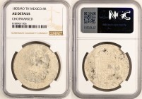 MEXICO King Charles IV (1788-1808) 8 Reales 1805MO TH silver. Gr. 27,00. Cal 983. Mintage unknown. Mexico City Mint. NGC AU DETAILS (n.8188967-006). C...