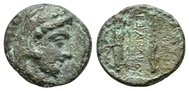 KINGS of MACEDON.Alexander III.The Great.(336-323 BC).AE.Macedonian mint. Lifeti...