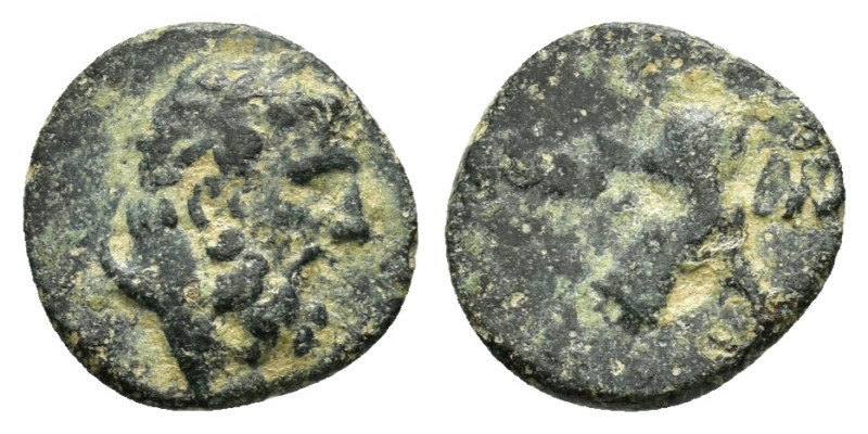 "PONTOS. Amisos. Ae (Circa 85-65 BC). Time of Mithradates VI Eupator.
Obv: Laure...