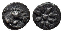 PONTOS. Uncertain.(Circa 130-100 BC).Ae.
*Repatinated*
Condition : Good very fine.

Weight :1.60 gr
Diameter :10.70 mm