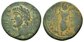 PISIDIA. Antioch. Septimius Severus (193-211). Ae.

Condition : Good very fine.

Weight : 5.18 gr
Diameter : 22.07 mm