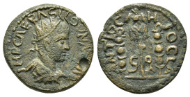 PISIDIA. Antioch. Volusian (251-253). Ae.

Condition : Good very fine.

Weight :5.58 gr
Diameter :21.29 mm