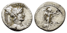 CAPPADOCIA.Caesarea.Hadrian.(117-138).Hemidrachm.
Obv : ΑΥΤΟ ΚΑΙС ΤΡΑΙ ΑΔΡΙΑΝΟС СЄΒΑСΤ.
Laureate, draped and cuirassed bust right.
Rev : ЄT Є.

Condit...