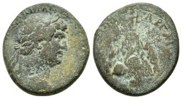 CAPPADOCIA.Caesarea.Hadrian.(117-138).Ae.
Obv : ΑΥΤΟ ΚΑΙϹ ΤΡΑΙ ΑΔΡΙΑΝΟϹ ϹΕΒΑϹΤΟϹ.
Laureate head of Hadrian right.
Rev : ΚΑΙϹ Τ ΠΡ ΑΡΓΑΙⲰ ΕΤ Β.
Mount A...