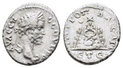 CAPPADOCIA. Caesarea. Septimius Severus (193-211). Drachm. Dated RY 2.
Obv: AY Λ CEΠ CEOYHPOC.
Laureate head right.
Rev: MHTPOΠΟ KAICAPIAC / ET E.
Mou...