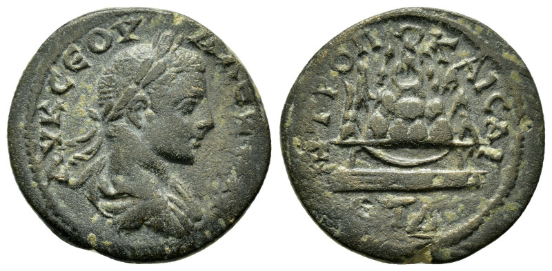 CAPPADOCIA.Caesarea-Eusebeia.Severus Alexander.222-235 AD.AE Bronze.ΑΥ Κ ϹƐΟΥΗ Α...