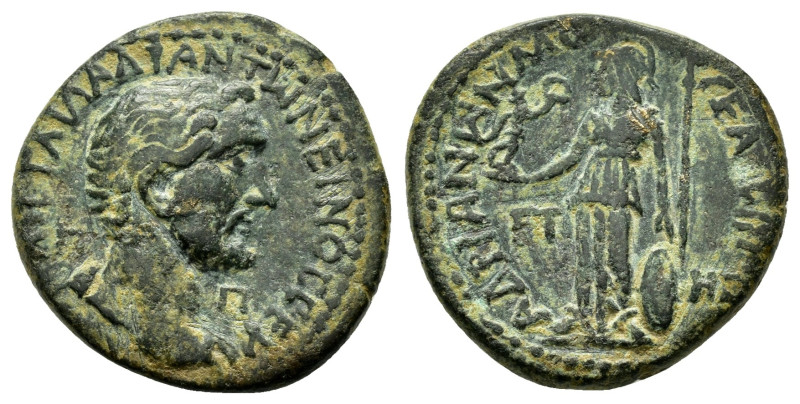 CILICIA. Mopsus. Antoninus Pius (138-161). Ae.
Obv: ΑΥΤ ΚΑΙϹ Τ ΑΙΛ ΑΔΡ ΑΝΤωΝΕΙΝΟ...