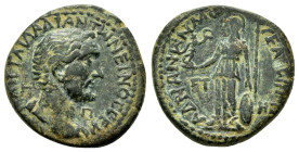 CILICIA. Mopsus. Antoninus Pius (138-161). Ae.
Obv: ΑΥΤ ΚΑΙϹ Τ ΑΙΛ ΑΔΡ ΑΝΤωΝΕΙΝΟϹ Ϲ ΕΥ / Π - Π.
Bareheaded bust right, with slight drapery.
Rev: ΑΔΡΙΑ...