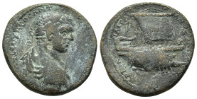 CILICIA. Aegeae. Caracalla (198-217). Ae. 

Obv : ΑΥΤ Κ Μ ΑΥ ϹΕΟΥΗΡΟϹ ΑΝΤωΝΕΙΝΟϹ ϹΕΒΑ; laureate, draped and cuirassed bust right.

Rev : ϹΕΥΗΡΙΑΝΩΝ ΑΙ...