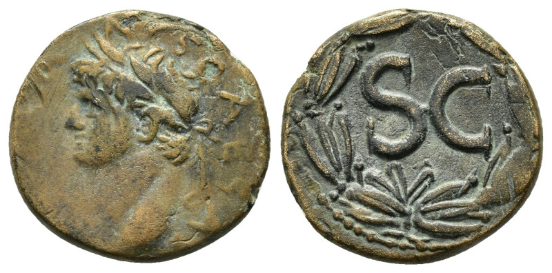 SYRIA. Seleucis and Pieria. Antioch. Nero (54-68). Ae.
Obv : Laureate head left....