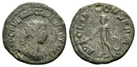 MACRIANUS (Usurper, 260-261). Antoninianus. Samosata.
Obv: IMP C FVL MACRIANVS P F AVG.
Radiate and cuirassed bust right.
Rev: APOLINI CONSERVA.
A...