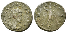 "Roman Imperial Coins
CLAUDIUS II.(268-270).Antioch.Antoninianus.

Condition : Good very fine.

Weight : 3.63 gr
Diameter :20.11 mm"