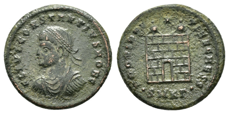 CONSTANTIUS II.(Caesar, 324-337). Nicomedia.Follis.
Obv : FL IVL CONSTANTIVS NO...