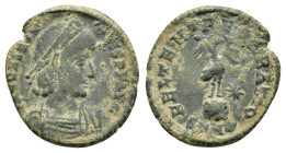 CONSTANTIUS II (337-361).Antioch.Follis.
Obv : D N CONSTANTIVS P F AVG.
Diademed, draped and cuirassed bust right.
Rev : FEL TEMP REPARATIO / ANS.
Rad...