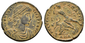 CONSTANTIUS II.(337-361). Antioch.Follis.

Condition : Good very fine.

Weight : 5.40 gr
Diameter :22.96 mm