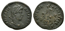 GRATIAN (367-383). Follis. Thessalonica.
*Repatinated*
Condition : Good very fine.

Weight : 1.78 gr
Diameter :17.17 mm