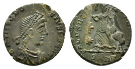 THEODOSIUS I (379-395). Ae. Antioch.

Condition : Good very fine.

Weight :1.06 gr
Diameter :14.18 mm