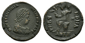 THEODOSIUS I.(379-395). Antioch.Follis.
*Repatinated*
Condition : Good very fine.

Weight :2.59 gr
Diameter :18.68 mm