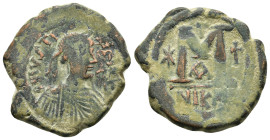JUSTIN I.(518-527).Nicomedia.Follis.

Condition : Good very fine.

Weight :18.32 gr
Diameter :30.34 mm