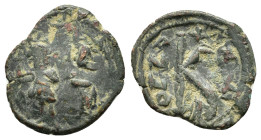 CONSTANS II (641-668). Constantinople.Follis.

Condition : Good very fine.

Weight :2.00 gr
Diameter :16.94 mm