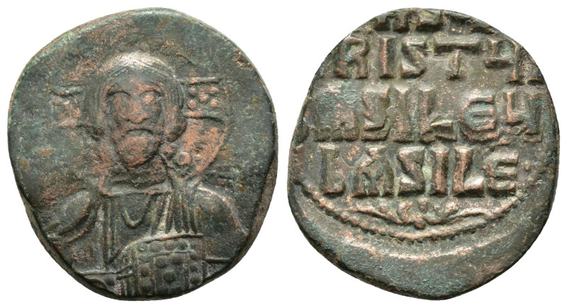 BYZANTINE.Anonymous FollIs. Time of Basil II & Constantine VIII.Circa 976-1025 A...