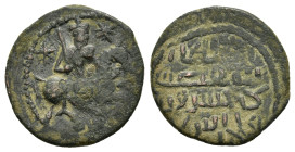SELJUQ of RUM.Kaykhusraw I.1st Reign.1192-1196 AD.No Mint & No Date.AE Fals.Horseman right, holding sword / Arabic legend. Album 1202.

Condition : Go...