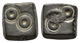 ANCIENT ISLAMIC BRONZE COMMERCİAL WEIGHTS (15th-19th).Ae.

Condition : Good very fine.

Weight :5.49 gr
Diameter :11.62 mm