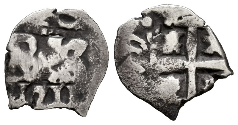 Philip V (1700-1746). 1/2 real. 1711. Potosi. (Cal-289). Ag. 0,70 g. Four-digit ...