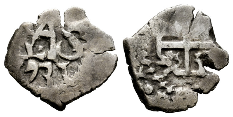 Philip V (1700-1746). 1/2 real. 1731. Potosi. (Cal-307). Ag. 1,19 g. Four digit ...