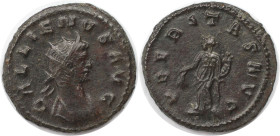 Römische Münzen, MÜNZEN DER RÖMISCHEN KAISERZEIT. Gallienus (253-268 n. Chr). Antoninianus. (5,22 g. 22,0 mm) Vs.: GALLIENVS AVG, Büste mit Strkr n. r...