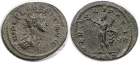 Römische Münzen, MÜNZEN DER RÖMISCHEN KAISERZEIT. Probus (276-282 n. Chr). Antoninianus (2,69 g. 23.5 mm). Vs.: IMP C PROBVS P F AVG, Drapierte Büste ...