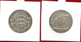 Europäische Münzen und Medaillen, Estland / Estonia. Universität Tartu. 2 Krooni 1932. 12,0 g. 0.500 Silber. 0.19 OZ. KM 13. Stempelglanz