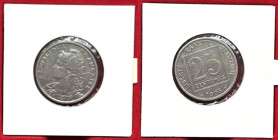 Europäische Münzen und Medaillen, Frankreich / France. 25 Centimes 1903. Nickel. KM 855. Stempelglanz