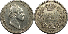 Europäische Münzen und Medaillen, Großbritannien / Vereinigtes Königreich / UK / United Kingdom. William IV. (1830-1837). 1 Shilling 1834. Silber. Vor...